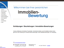 Tablet Screenshot of immobilien-bewertung.ch